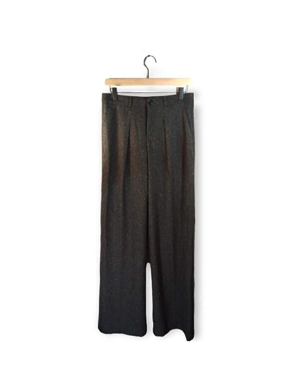 Banana Republic Wide Leg Wool Blend Pant Size 2L
